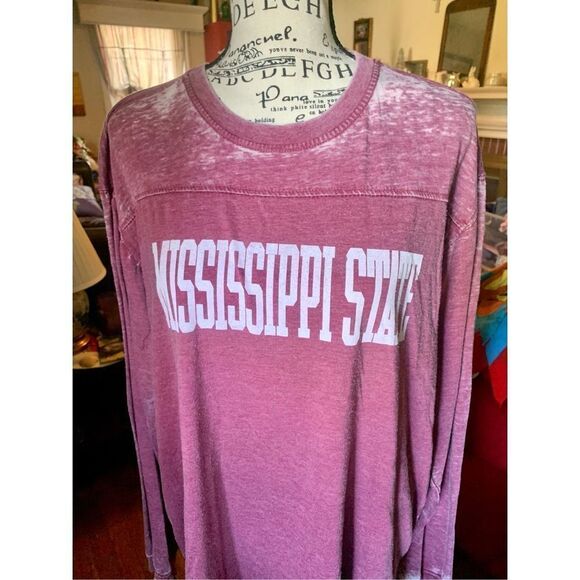 Pressbox Tops - Mississippi State Long Sleeve Tee NWT